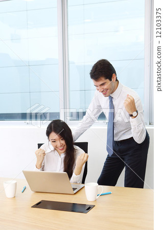 Two Asian businessmen Two Asian businessmen 12103375