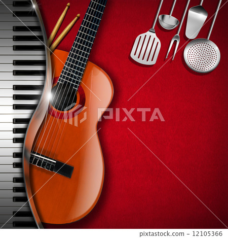 Music and Food - Menu Design Music and Food - Menu Design 12105366