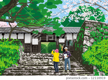 Akitsuki Castle Nagayamon 12110919