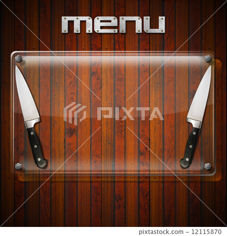 Rustic Menu Background - Glass Plate Rustic Menu Background - Glass Plate 12115870