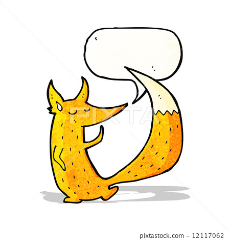 cartoon fox stock illustration
