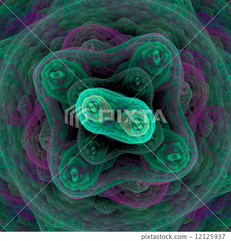 Bacteria under microscope 12125937