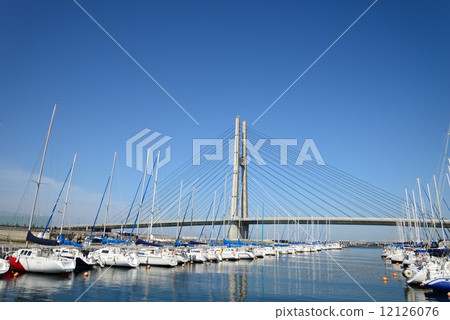 Viaduct with Marina 12126076