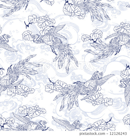 鳳凰圖案 12126243