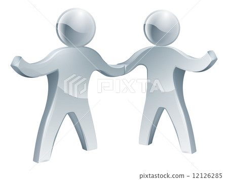 Handshake silver people 12126285