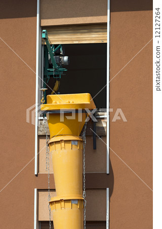 Waste Debris Chute - Construction Site 12127264