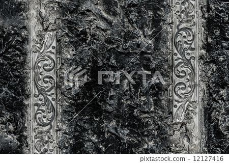 Grunge wall with stucco work Grunge wall with stucco work 12127416