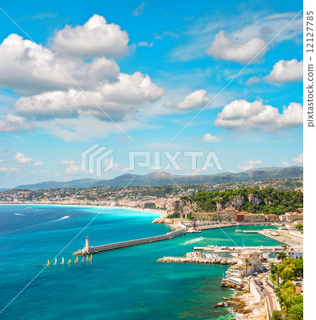 View of Nice city, french riviera, France View of Nice city, french riviera, France 12127785