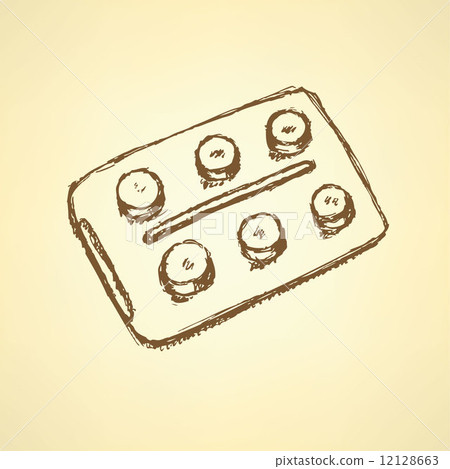 Sketch tablets pachege in vintage style Sketch tablets pachege in vintage style 12128663
