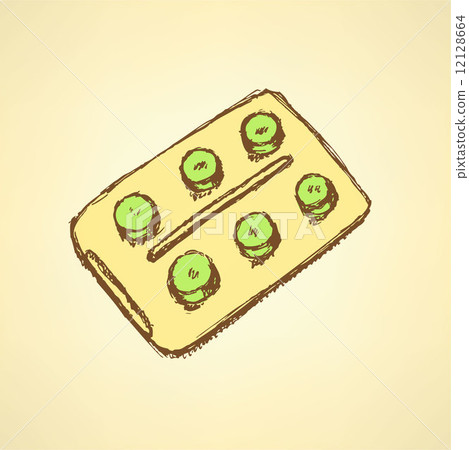 Sketch tablets pachege in vintage style Sketch tablets pachege in vintage style 12128664