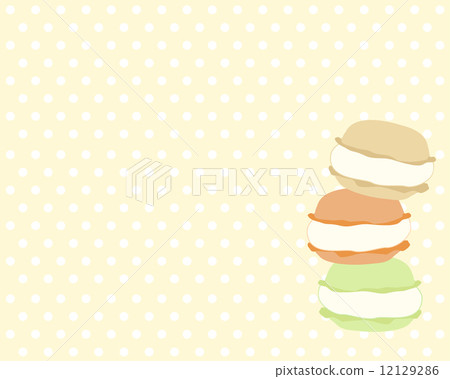 Pastel color macaroon yellow dot background Pastel color macaroon yellow dot background 12129286