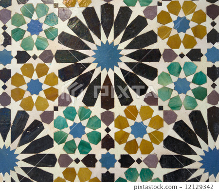 Decorative mosaics patern 12129342
