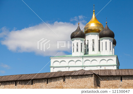 The Trinity Cathedral located since 1589 in Pskov Kremlin The Trinity Cathedral located since 1589 in Pskov Kremlin 12130047