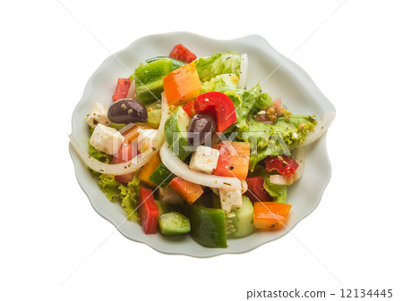 Delicous greek salad 12134445