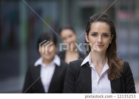 Portrait of three business women. 12135253