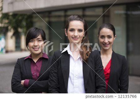 Portrait of three business women. 12135766