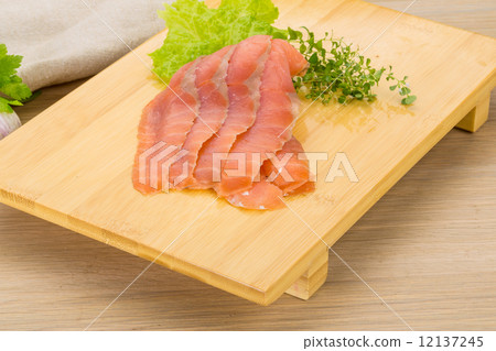 Sliced salmon 12137245