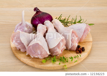Raw chicken legs Raw chicken legs 12138223