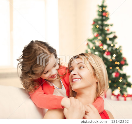 hugging mother and daughter 12142262