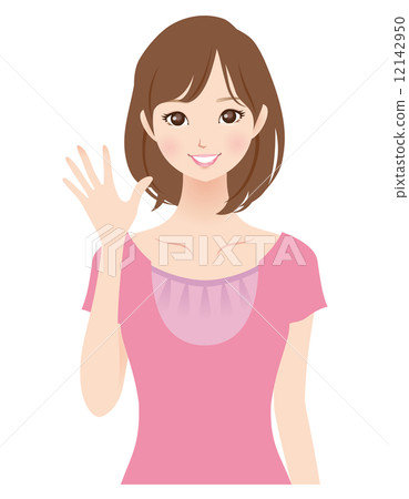 Female facial expression housewife Female facial expression housewife 12142950
