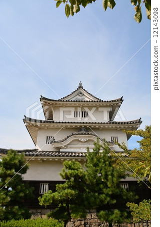 Marugame castle in early autumn 12143098