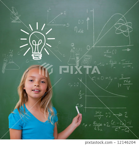 Composite image of idea and innovation graphic 12146204