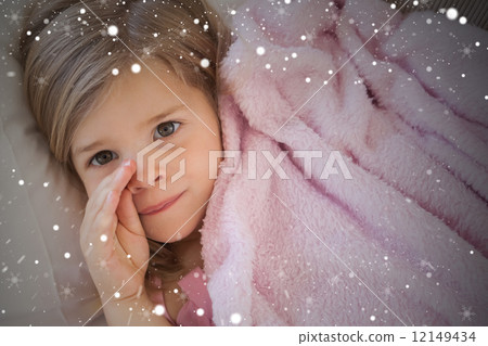 Close up portrait of a cute young girl resting Close up portrait of a cute young girl resting 12149434