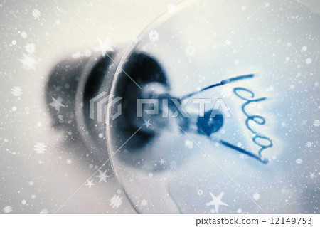Composite image of snow flakes 12149753