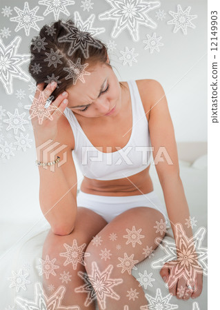 Young woman having a headache 12149903