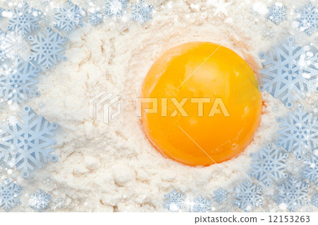 Composite image of snow flakes Composite image of snow flakes 12153263