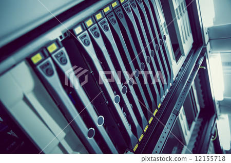 Black rack mounted server tower 12155718