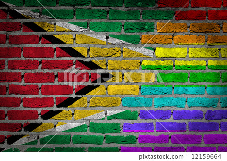 Dark brick wall - LGBT rights - Guyana 12159664