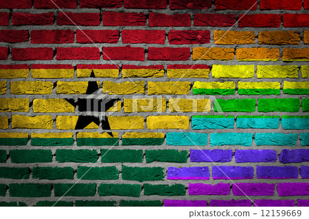 Dark brick wall - LGBT rights - Ghana Dark brick wall - LGBT rights - Ghana 12159669