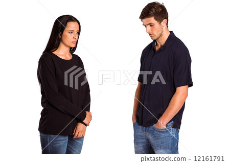 Couple not talking after argument Couple not talking after argument 12161791