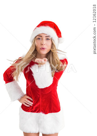 Pretty santa girl smiling at camera Pretty santa girl smiling at camera 12162018