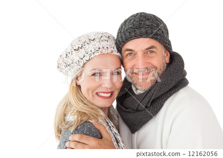 Mature couple in warm clothing Mature couple in warm clothing 12162056
