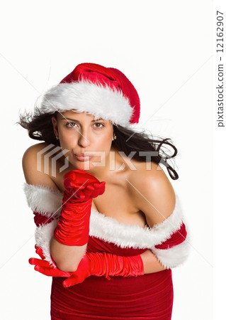 Woman blowing kiss to camera Woman blowing kiss to camera 12162907