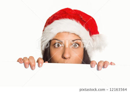 Woman surprised at the camera 12163564