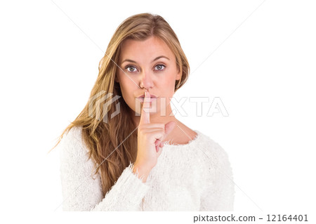 Pretty blonde keeping a secret 12164401