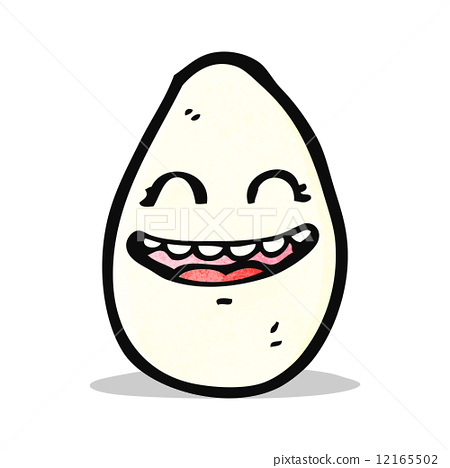 圖庫插圖: cartoon happy egg