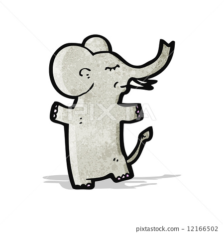 動物_鳥兒 陸生動物 大象 插圖 cartoon elephant 首頁 插圖 動物