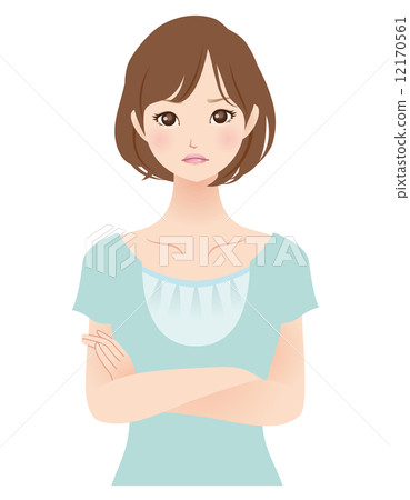 女性面部表情主婦 12170561