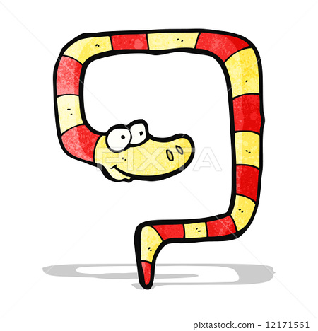 cartoon poisonous snake 12171561