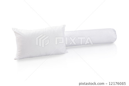 white pillow and bolster white pillow and bolster 12176085