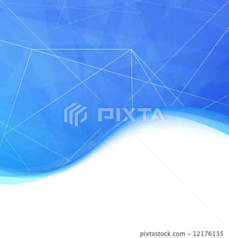 Blue modern crystal wave background Blue modern crystal wave background 12176135