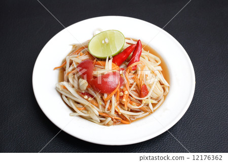 Papaya salad Papaya salad 12176362
