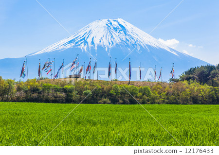 Fuji and carp streamers 12176433