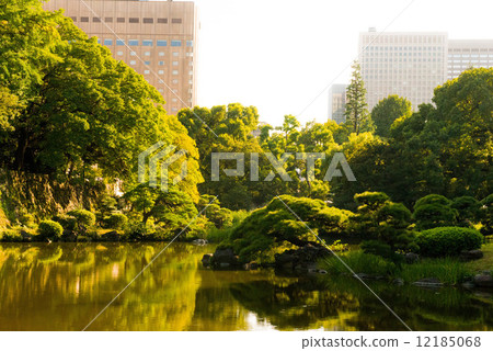 Hibiya park's reservoir Hibiya park's reservoir 12185068