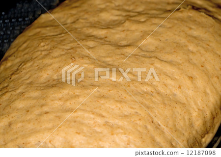 yeast dough running over 12187098