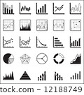 Vector of Graph icon .Illustration EPS10 12188749